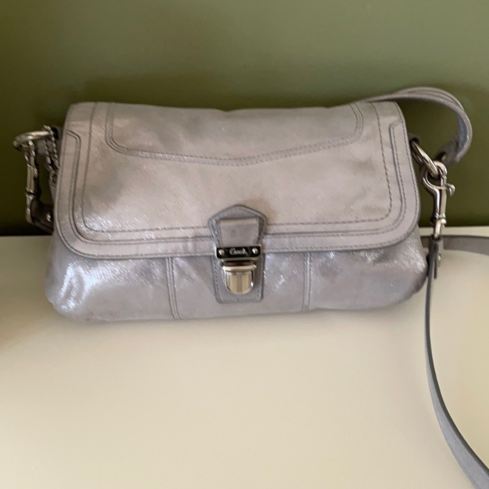Coach Silver Bag